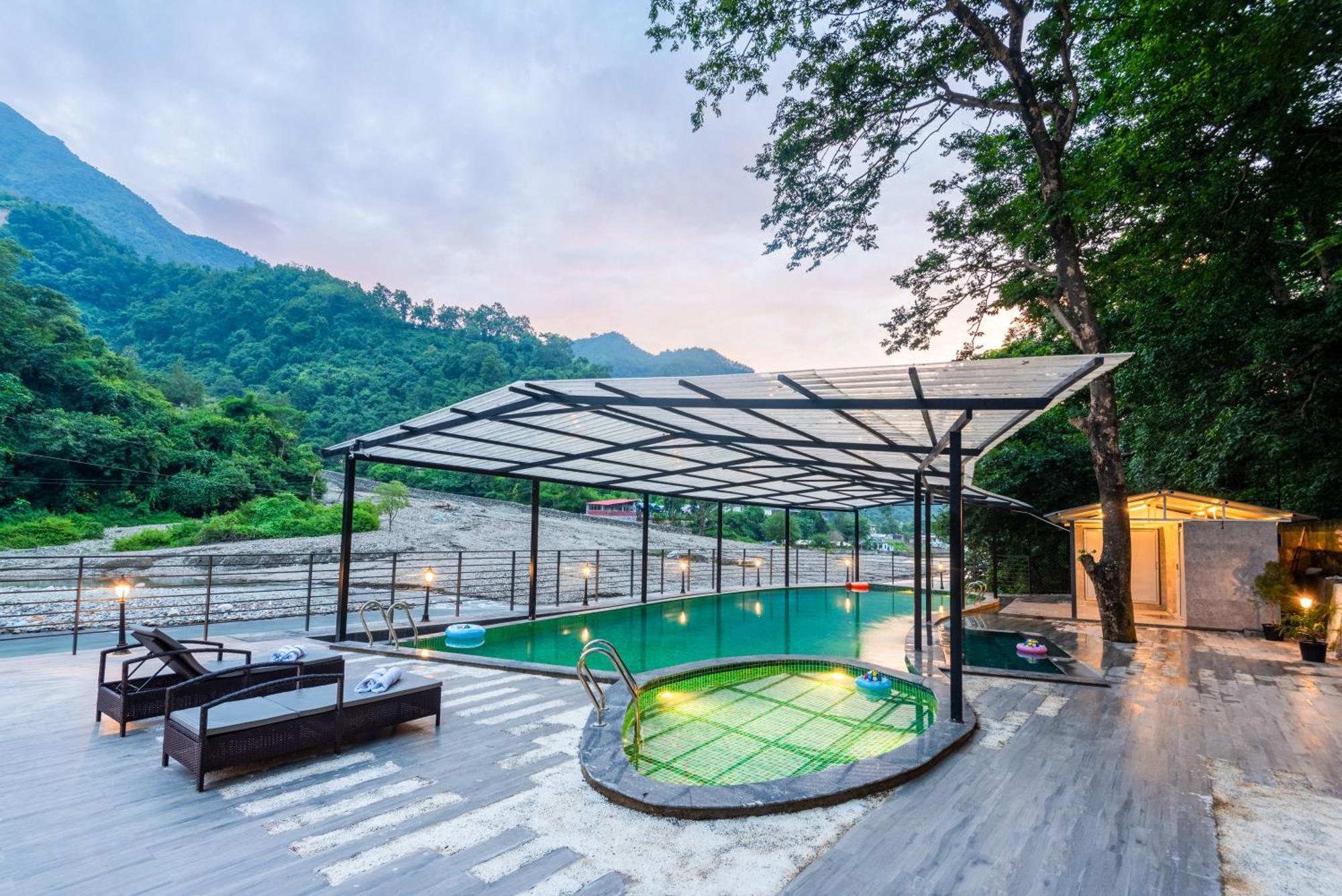 Dls Divine River Resort And Spa, Rishīkesh Esterno foto