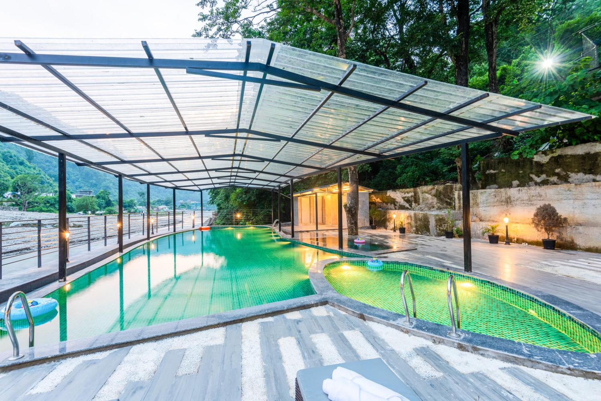 Dls Divine River Resort And Spa, Rishīkesh Esterno foto